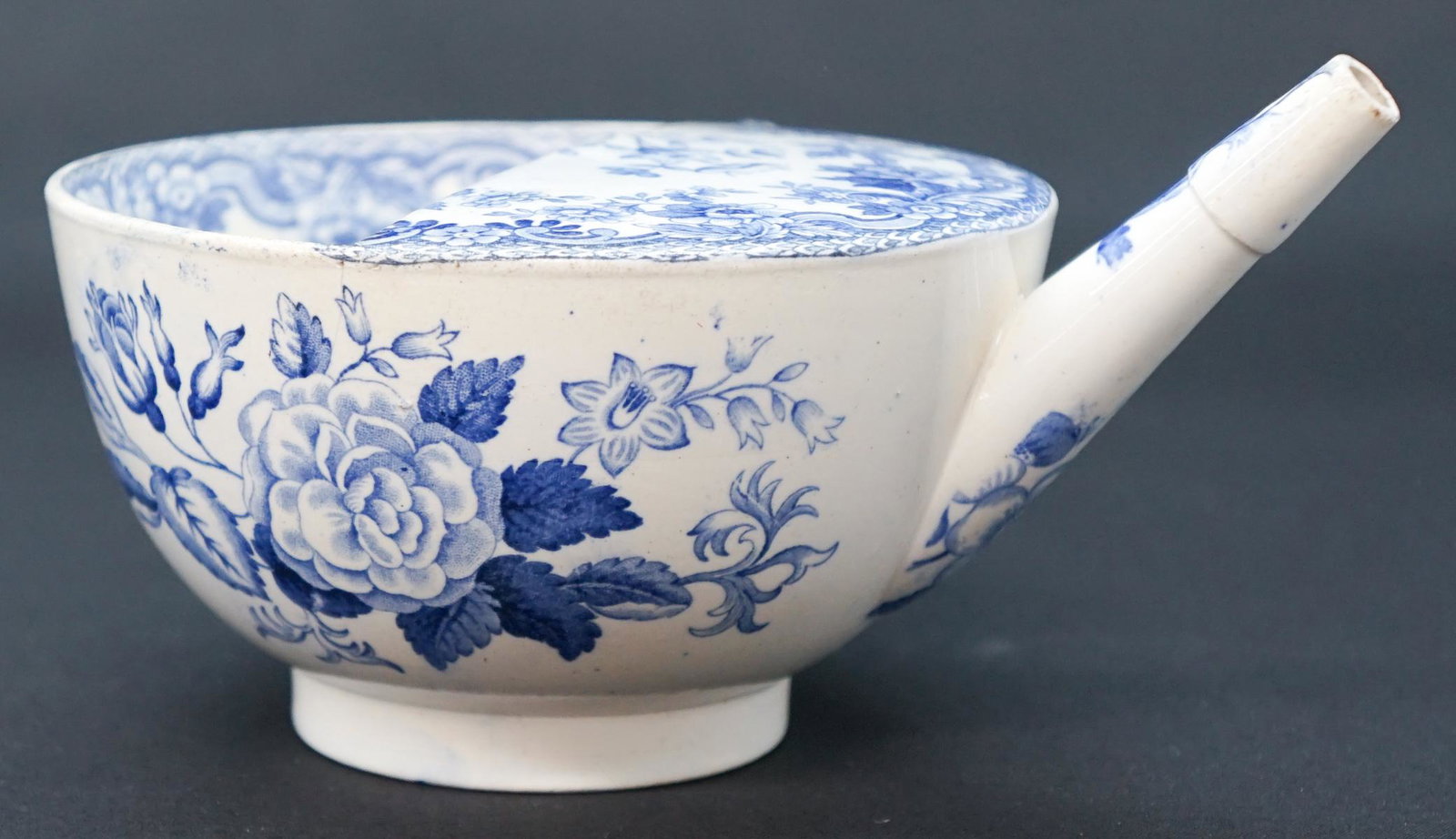 Spode Antique Blue and White Invalid Feeder (1 of 5)