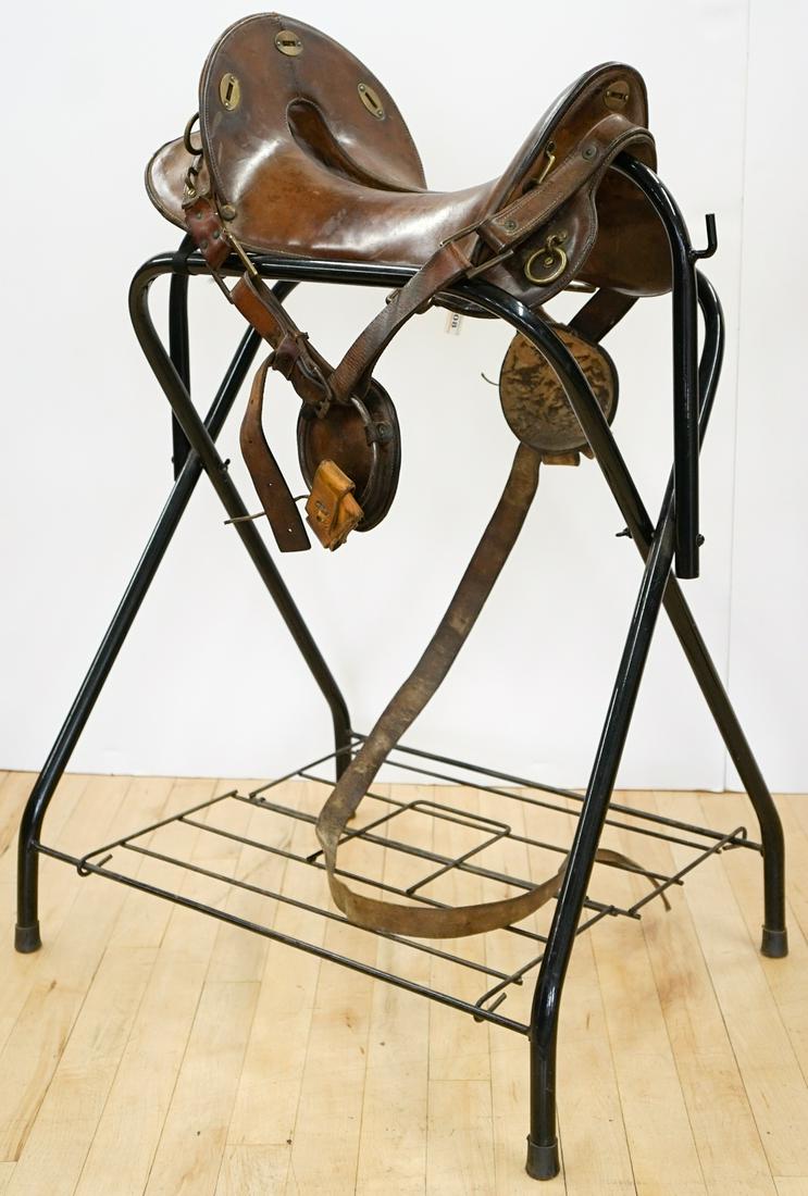 McClellan 11.5 Inch Calvary Parts Saddle: McClellan 11.5 inch Calvary parts saddle. Measures 19 in. x 13 in. x 16 in. G-VG/VG condition. If lot is absent of a condition report a condition report may be requested via email. Condition report is