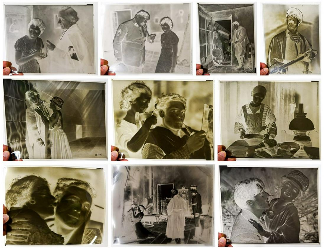 Seventh Heaven Original Negatives (11) 1927: Janet Gaynor, Charles Farrell and David Butler in Seventh Heaven 1927. Original black and white negatives. Measure 8 in. x 10 in. and 10 in. x 8 in. . Provenance: Formerly the personal collection of R
