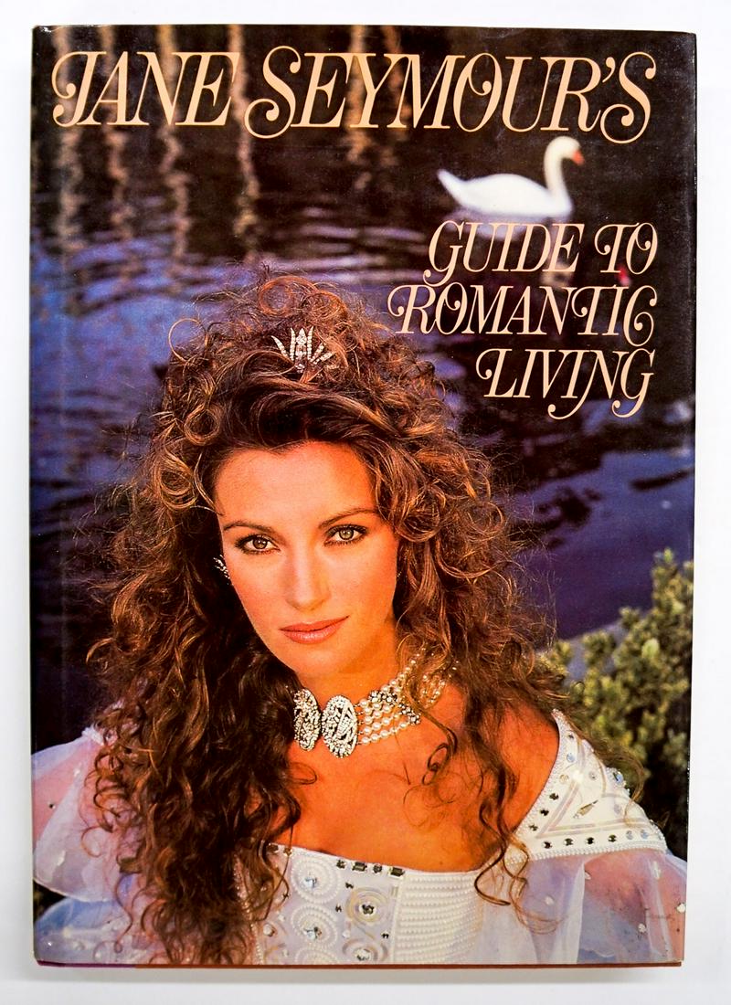 Jane Seymour Presentation Copy, Osborne: Presentation copy of 'Jane Seymours's Guide to Romantic Living' inscribed to Robert on front endsheet. 1986 stated first edition with dust jacket unclipped. Measures 10.25 in. x 7.25 in. x .75 in. Pro