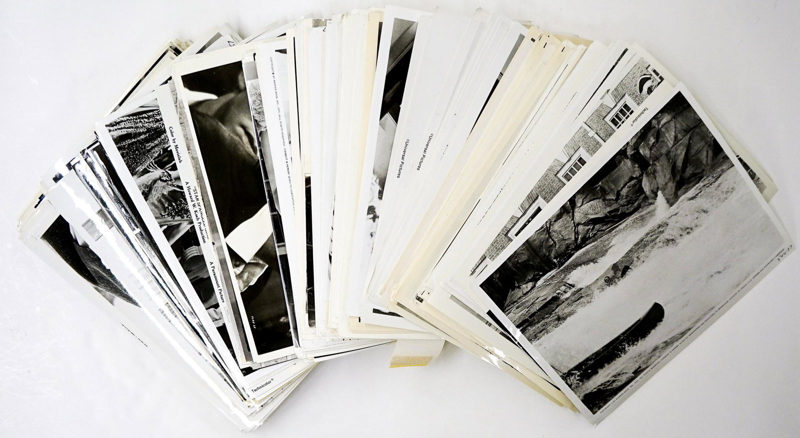 Actor Publicity Photos (400): Over 400 actor and actress publicity photos. Includes Michael Sarrazin, Goldie Hahn, Burt Reynolds, Sophia Loren, John Voight and others. Most are single-weight glossy black and white. Largest measure