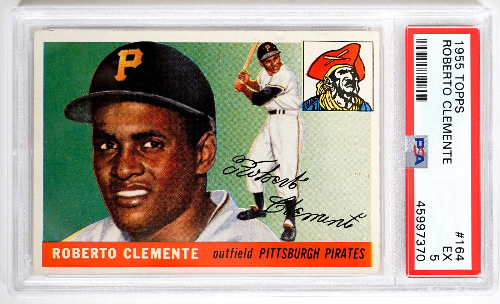 1955 Topps Roberto Clemente #164 PSA 5 EX (1 of 2)