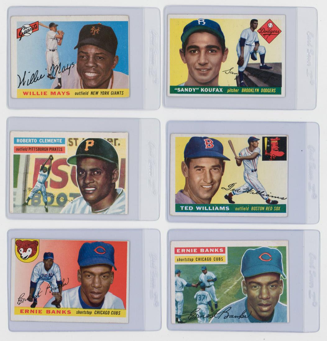 Hall of Famer's Vintage Baseball Cards (6) (1 of 2)