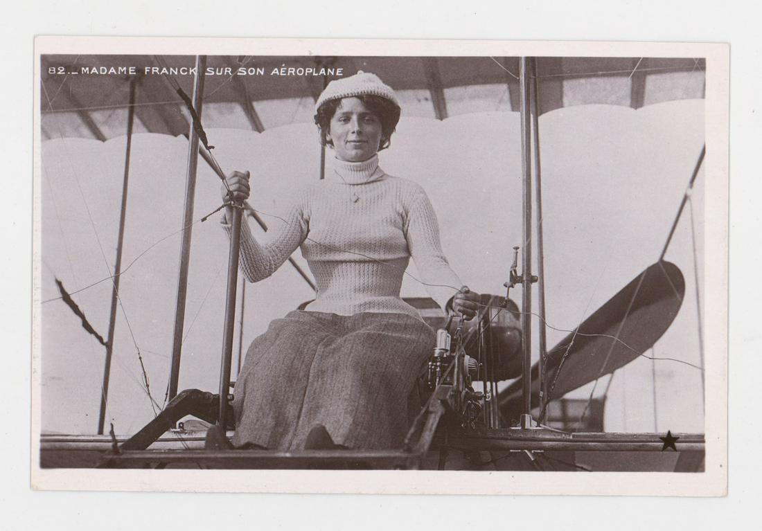 Mathilde Franck Antique Real Photo Postcard: Mathilde Franck antique real photo postcard. VG-EX/EX condition. We ship most items in this auction in house and gladly combine shipping if possible of multiple items. Provenance: David Cressey Collec