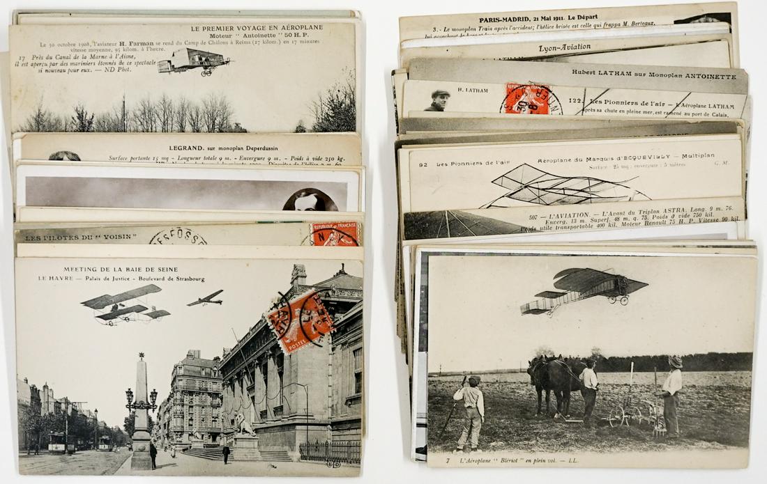 [France, Aviation] Antique Postcards (60) (1 of 4)