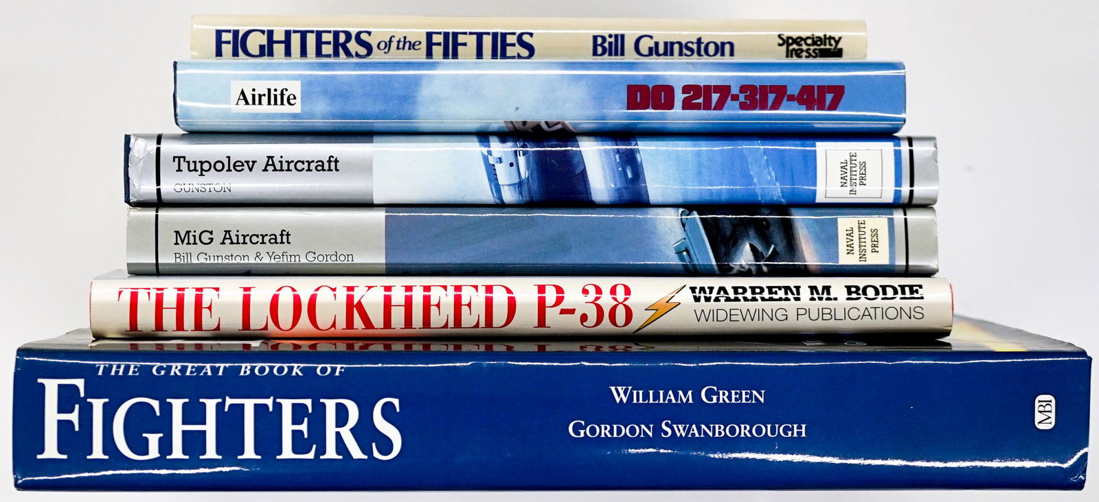 Fighter Planes Large Hardcover Books (6) (1 of 3)