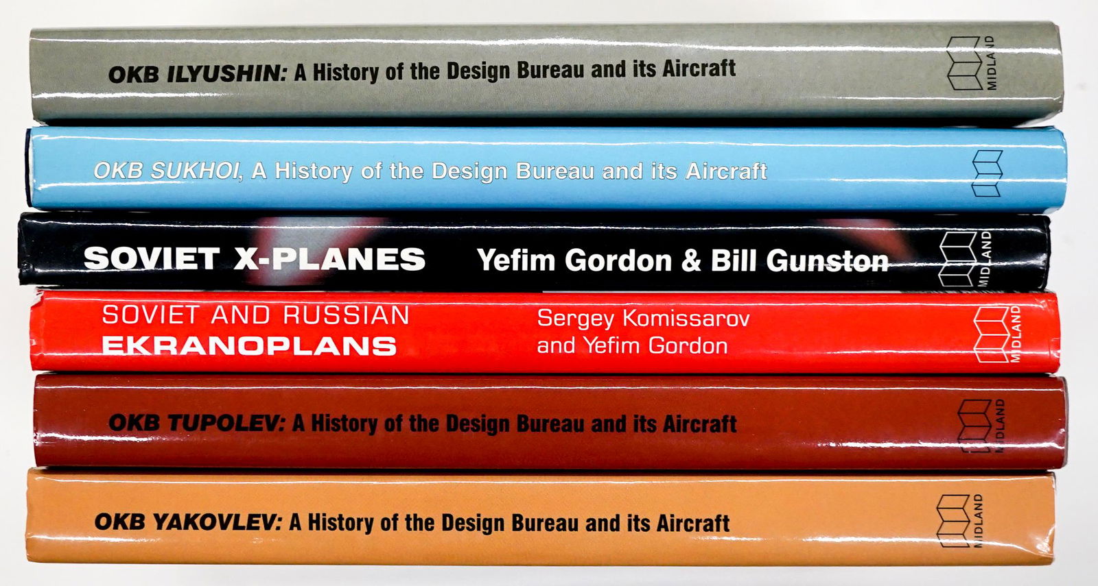 [Soviet Aviation] Group of Hardcover Books (6) (1 of 3)