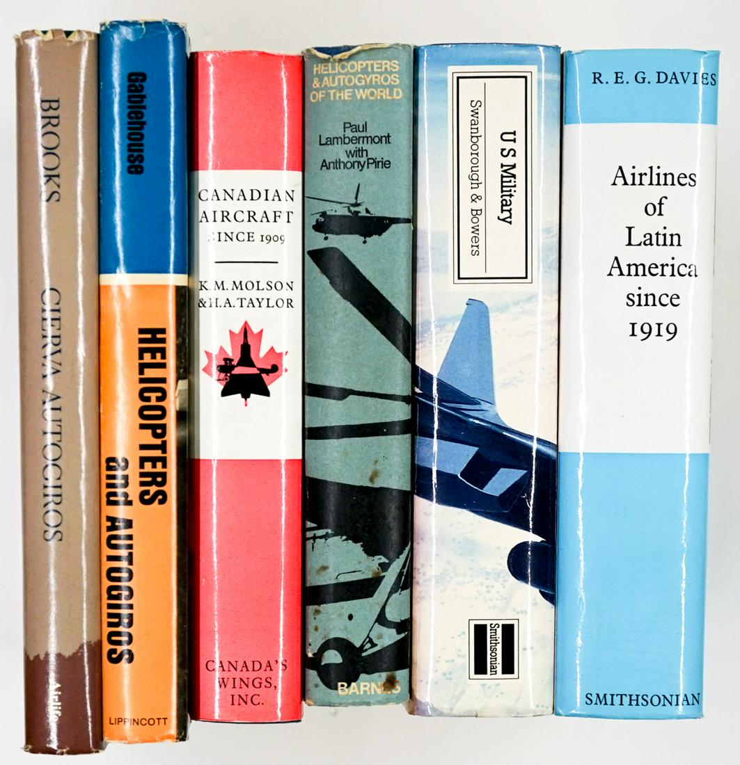 [Aviation] Group of Hardcover Books (6) (1 of 2)