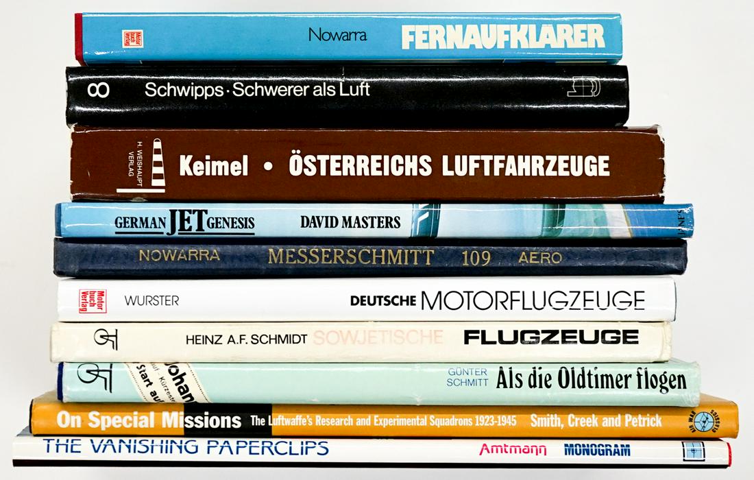 [Germany, Aviation] Large Hardcover Books (10) (1 of 4)