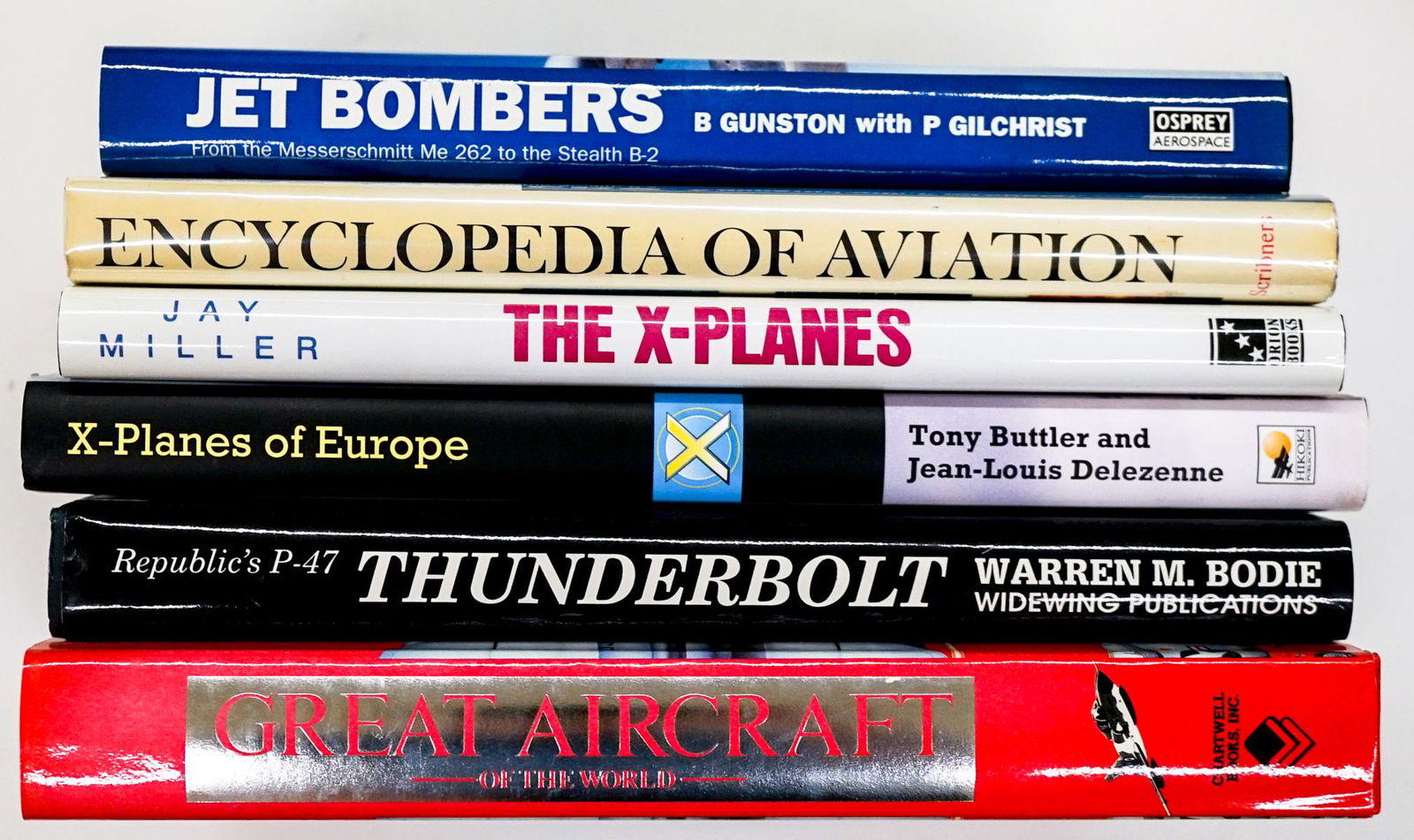 Fighter Planes Large Hardcover Books (6) (1 of 3)