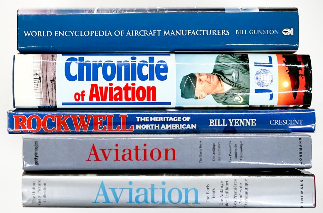 Aviation Large Hardcover Books (5) (1 of 3)