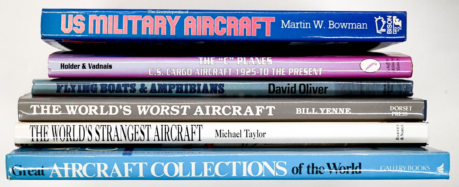 [U.S. Military] Aviation Large Hardcover Books (6) (1 of 3)