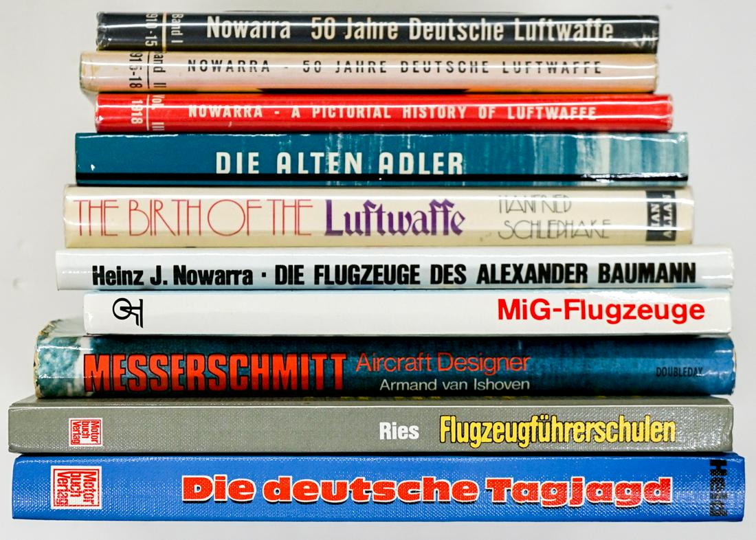 [Germany, Aviation] Hardcover Books (10) (1 of 4)