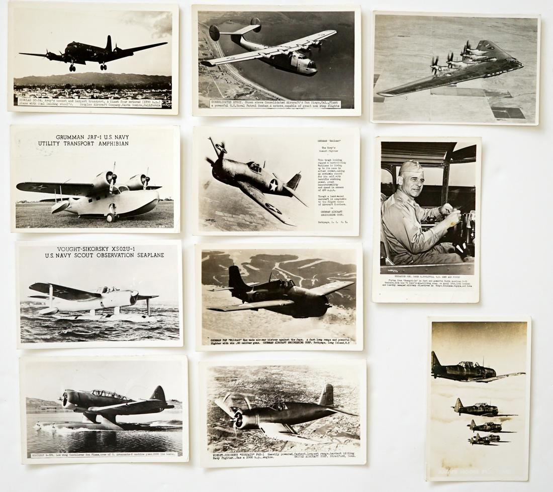 U.S. Military Aviation Real Photo Postcards (11) (1 of 2)