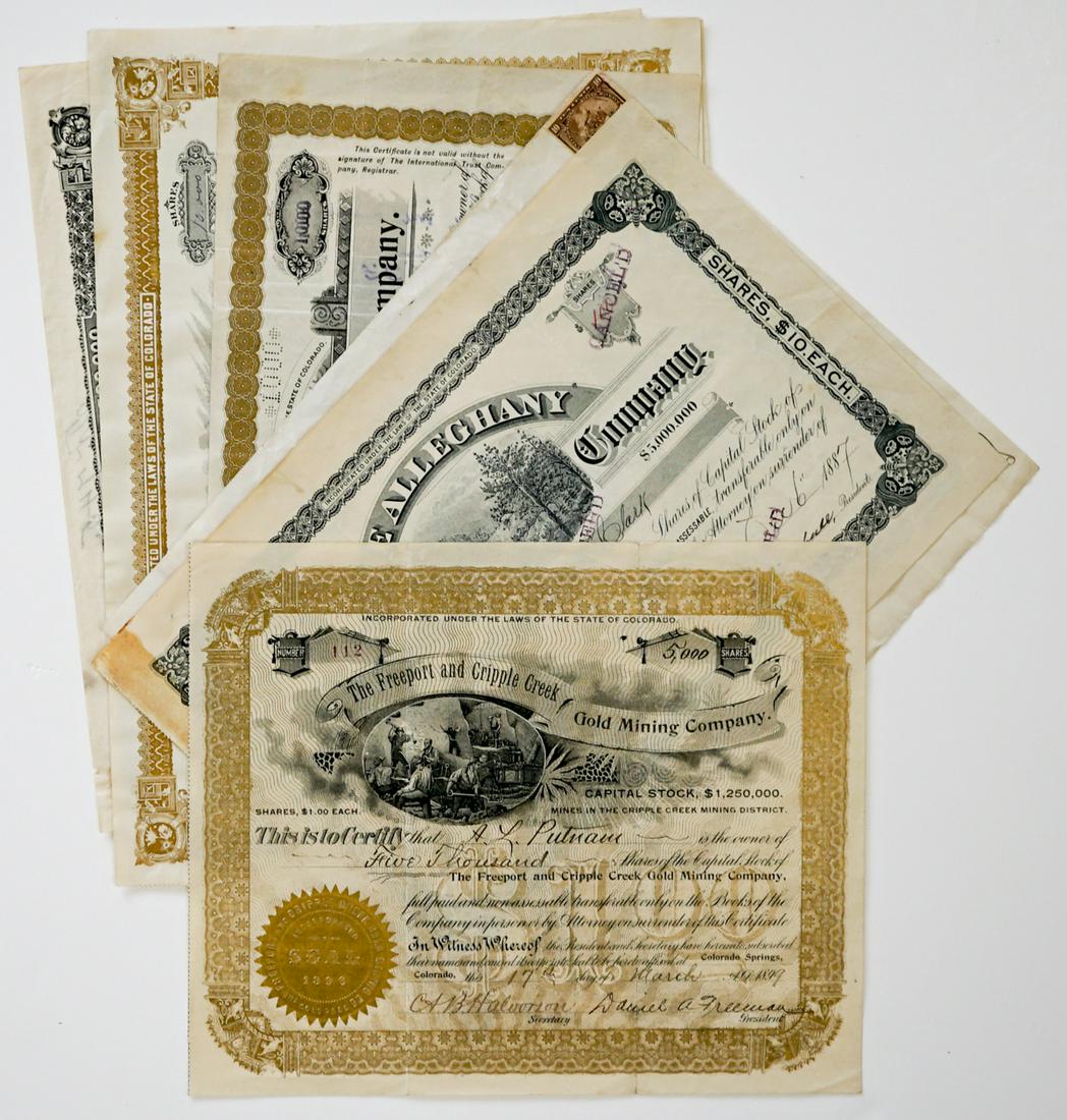 [Mining] Western U.S. Antique Stock Certificates 7 (1 of 3)