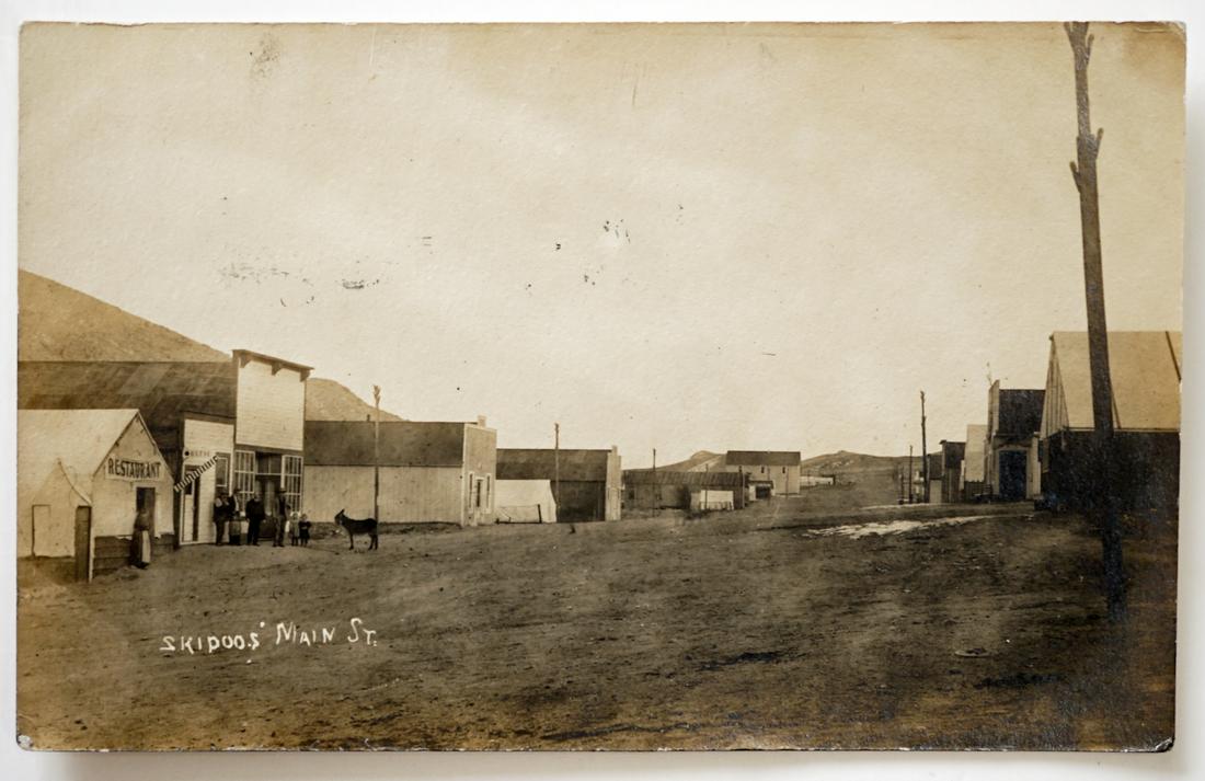 [Skidoo, California, Ghost Town] RPPC DPO Postmark (1 of 2)