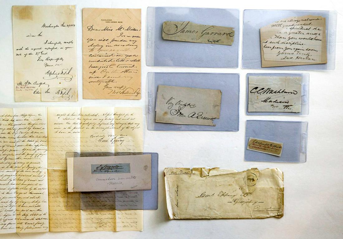 Prominent 19th C. American Autographs (1 of 4)