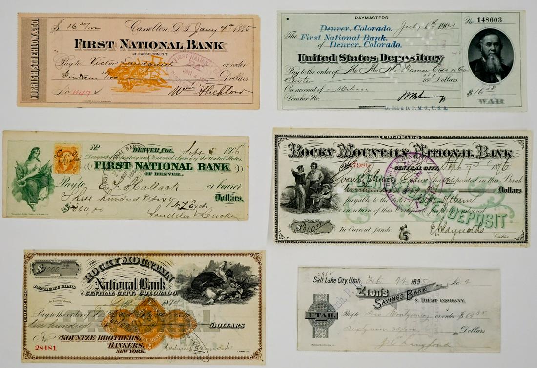 Dakota Territory, Colorado, Utah Mining, Banking (1 of 2)