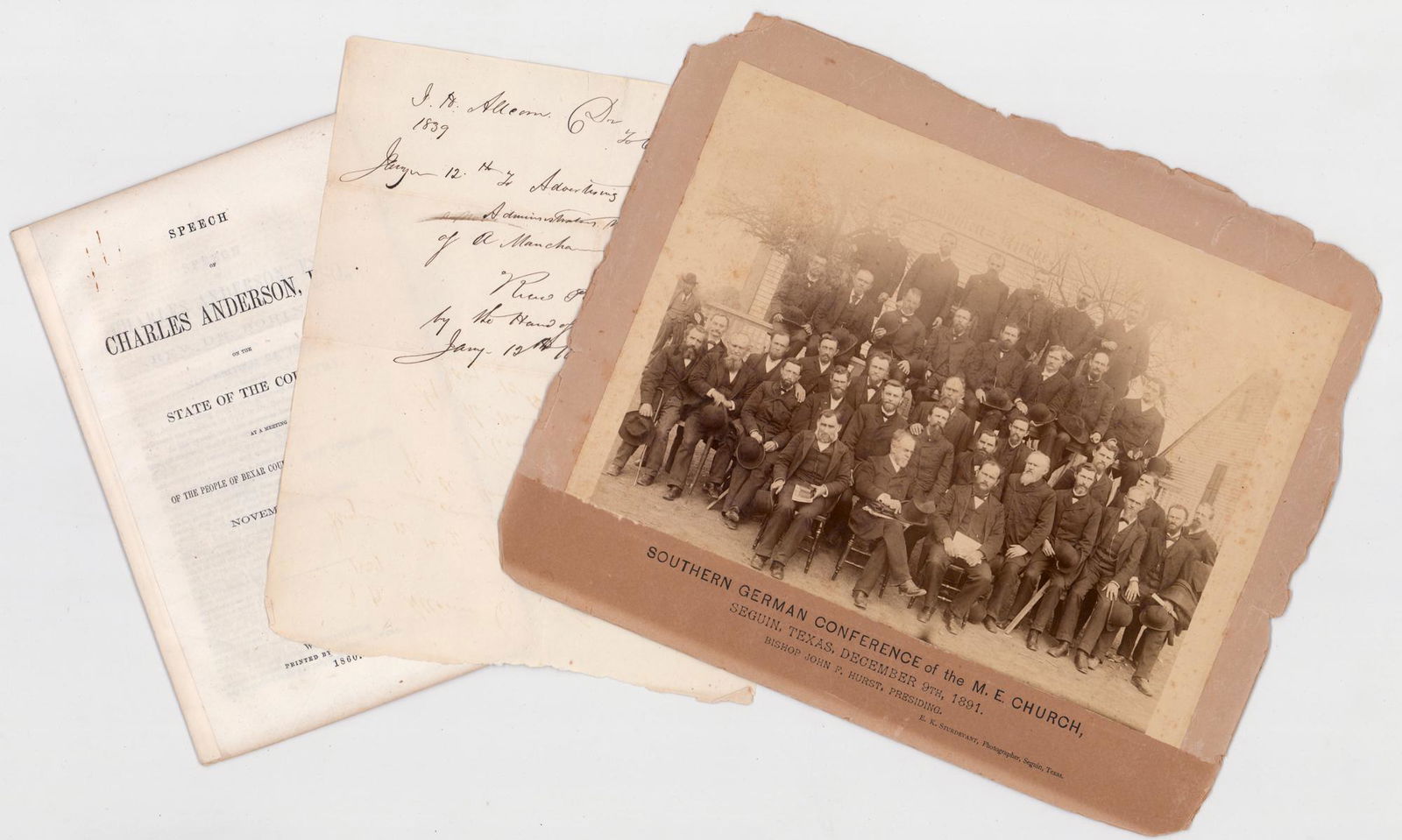 Texas 3pcs Historical Items (1 of 7)