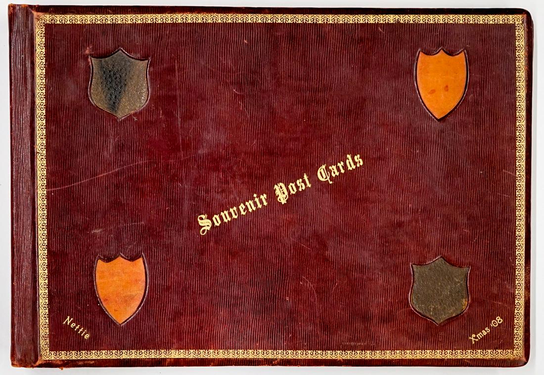 Leather Bound Hardcover Large Postcard Album (1 of 5)