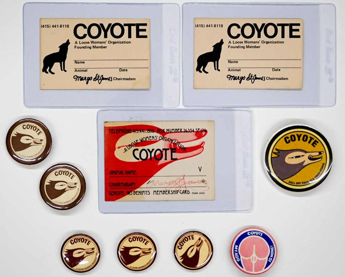 Margo St. James COYOTE Buttons and Cards (1 of 2)