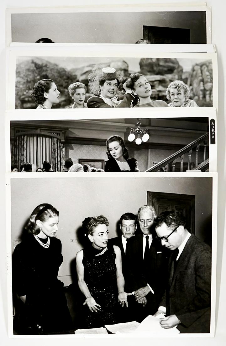 Actress Original Publicity Photos (11): A group of vintage publicity photos (11). Includes Susan Hayward, Joan Crawford and more. They measure approximately 10-in. x 8-in. Provenance: Formerly the personal collection of Robert Osborne, then