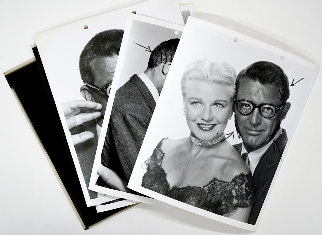 Cary Grant and Ginger Rogers in Monkey Business: Cary Grant and Ginger Rogers in Monkey Business. Four photos and two negatives. They measure approximately 8-in. x 10-in. VG-EX/EX condition. Provenance: Formerly the personal collection of Robert Osb
