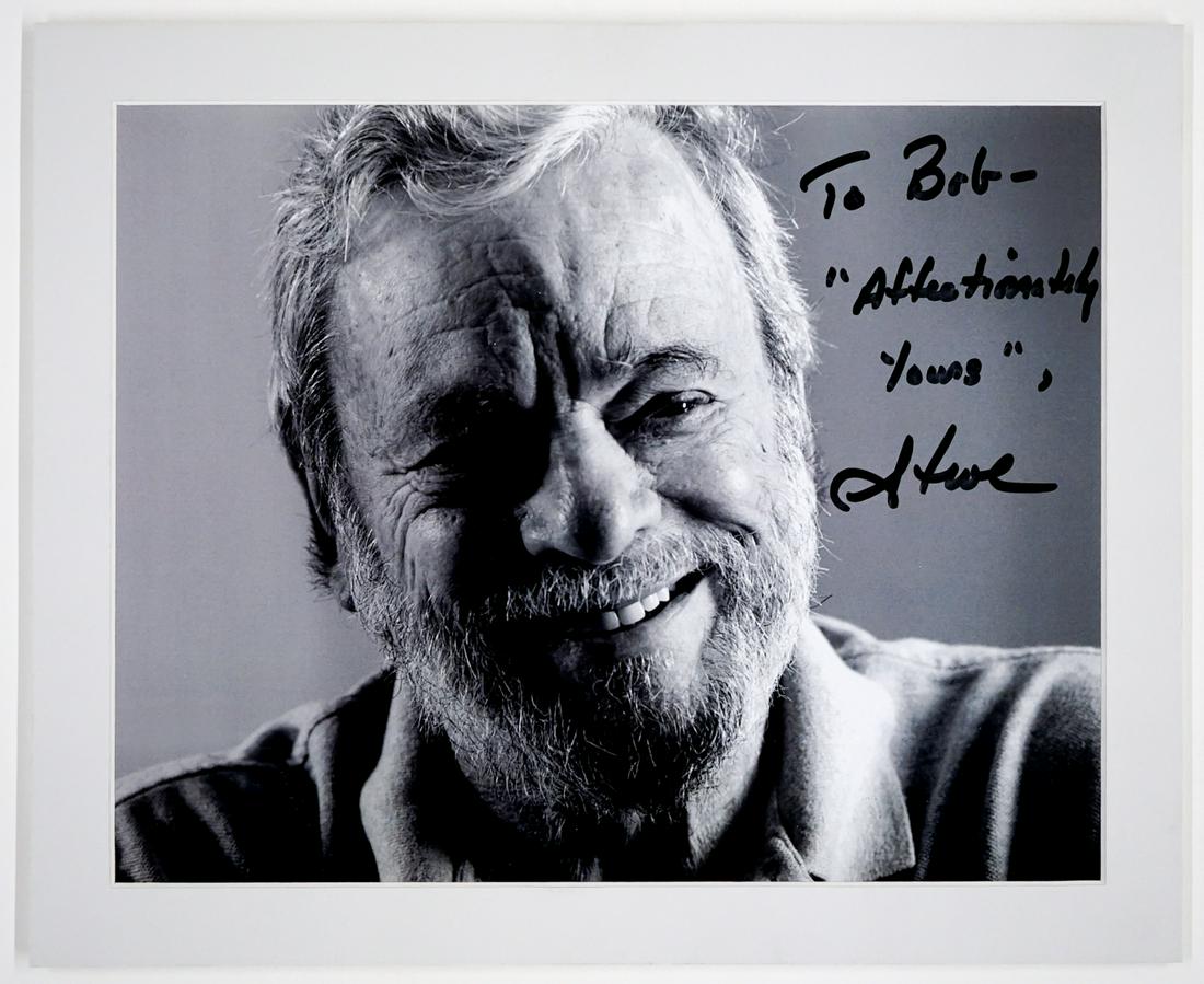 Stephen Sondheim Signed Photo to Bob Osborne (1 of 2)