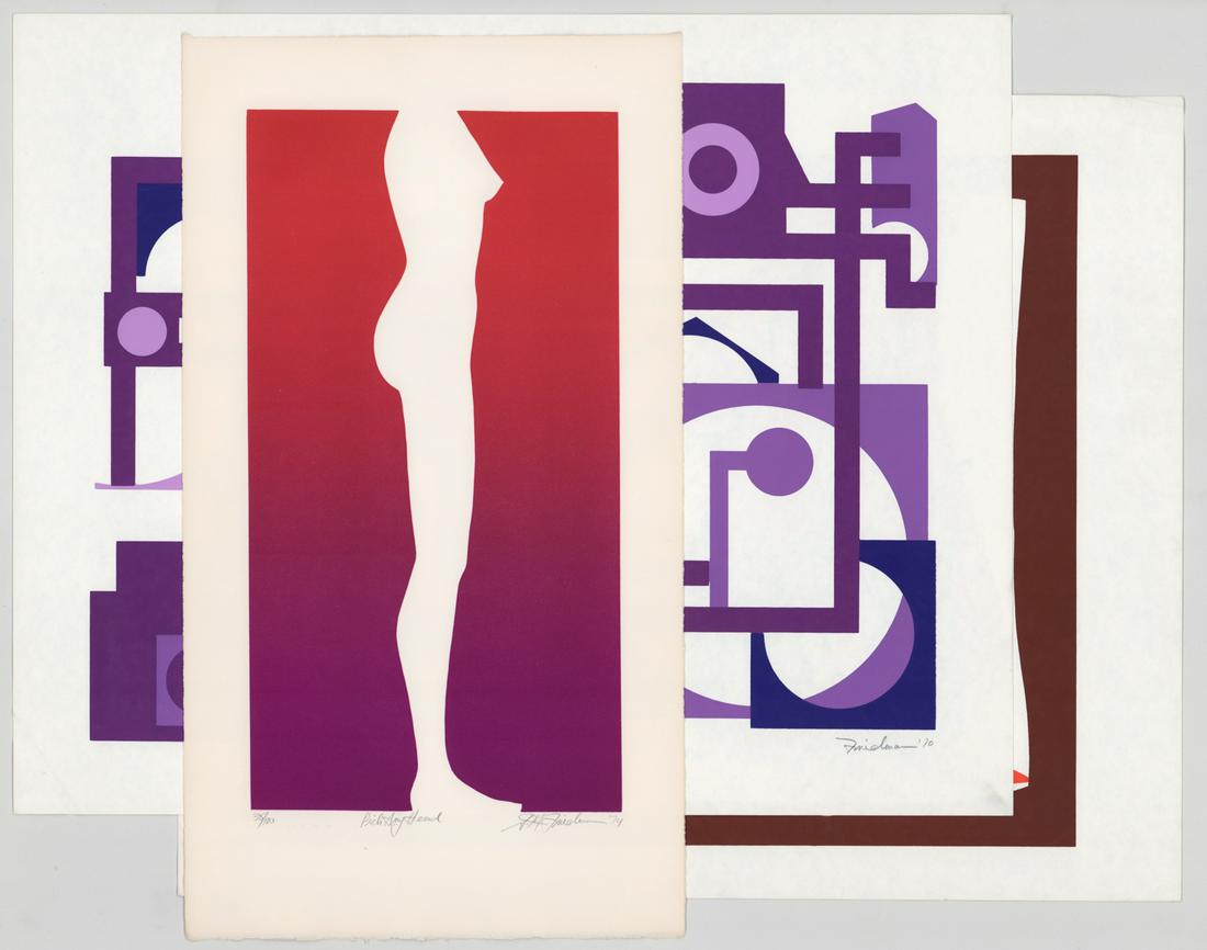 S. Martin Friedman Serigraphs [Abstract]: Three (3) S. Martin Friedman (New York, b. 1942) serigraphs. All signed and dated in pencil lower right. All numbered ('38/100', '295/350' and '127/350') in pencil lower center. Both titled (illegibly