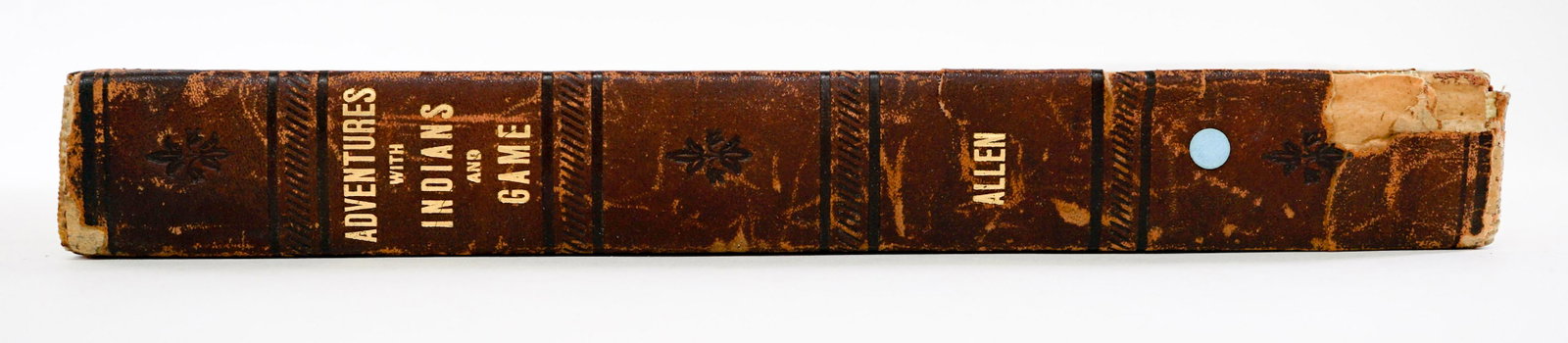 Adventures with Indians and Game by Allen 1903: Adventures with Indians and Game or Twenty Years in the Rocky Mountains by Dr. William A. Allen. Illustrated. 1903, first edition. A. W. Bowen, Chicago. 302 pp. Marbled boards with leather spine. Gilt