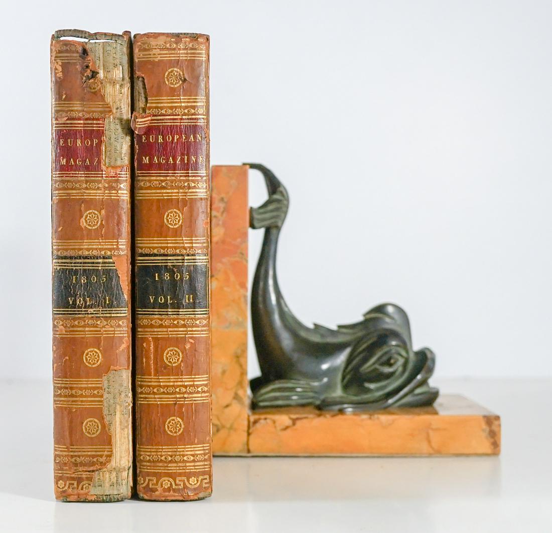 The European Magazine 1805 Volume 47 & 48: The European Magazine and London Review containing the literature, history, politics, arts, manners and amusements of the age. 1805 in 2 volumes. Philological Society of London printed for James Asper