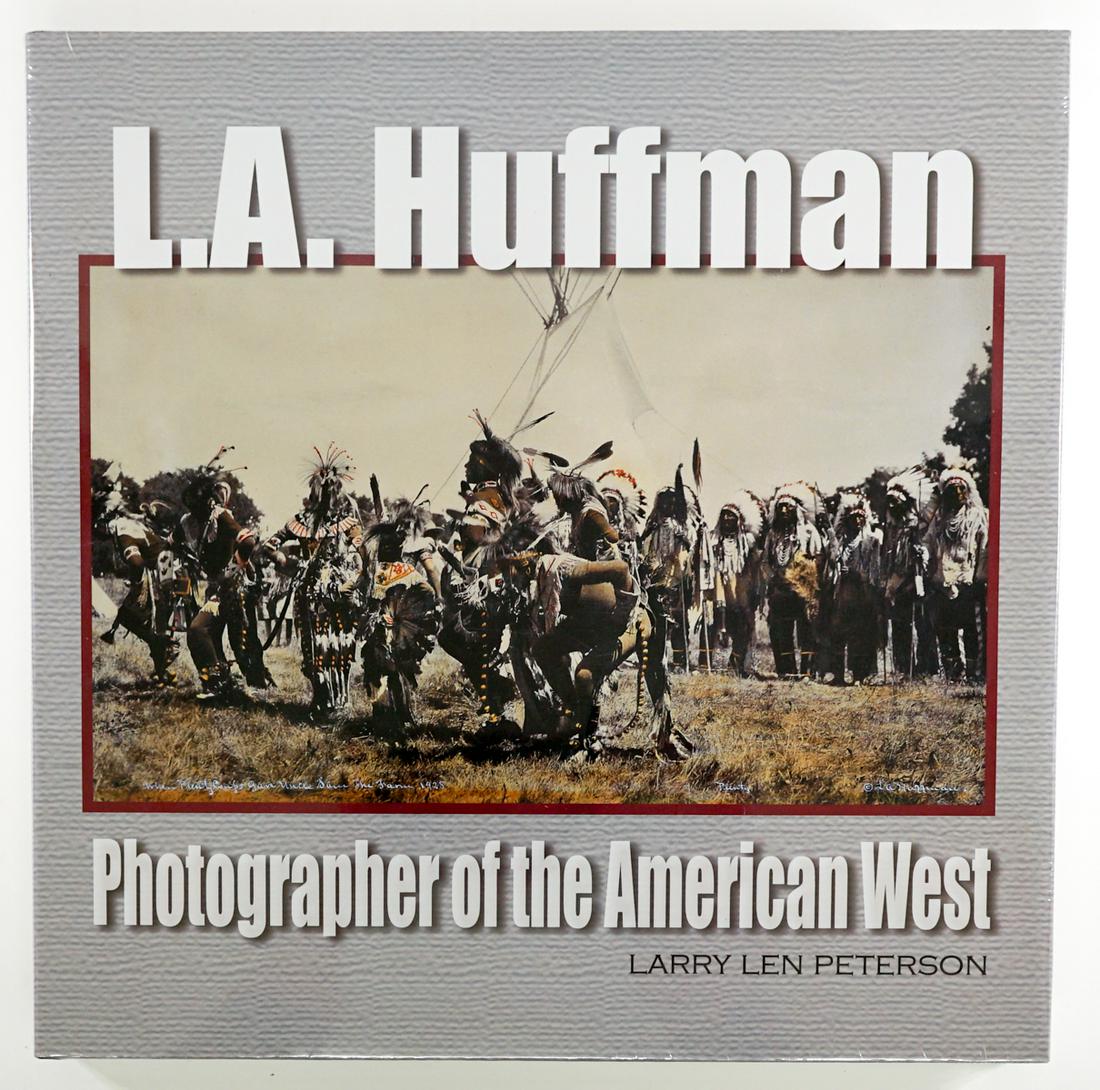 L. A. Huffman by Peterson SEALED: L. A. Huffman Photographer of the American West by Larry Len Peterson. This is a factory sealed book with jacket edition. 2003. Settlers West Galleries. Black cloth with dust jacket. 296 pp. Measures 