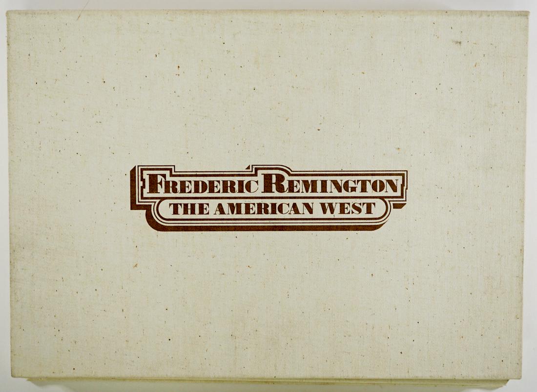 Frederick Remington: The American West Book MINT: [Frederic Remington]. Philip R. St. Clair. Editor. LIMITED. Frederick Remington: The American West. Volair Limited, 1978. One of 10,000 numbered and exclusively published editions this being no. 2858.