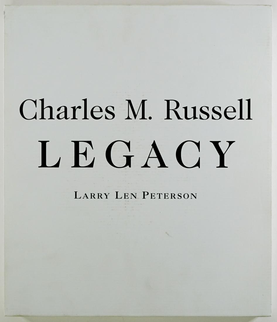 Charles Russell Legacy by Peterson MINT SEALED: Charles Russell Legacy by Larry Len Peterson. This book remains factory sealed, MINT unopened. If lot is absent of a condition report a condition report may be requested via email. Buyer must view pho