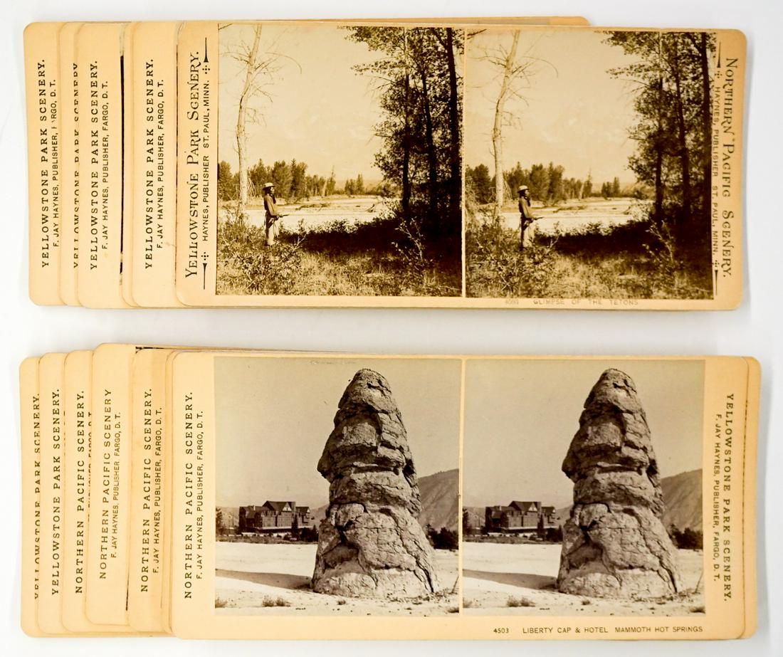 F. Jay Haynes Yellowstone Stereoviews (18) (1 of 4)