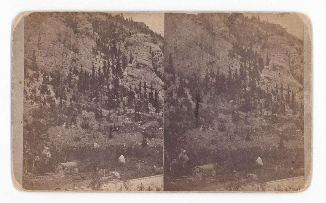 D. Marsh Rare Early Bozeman, Montana Stereoview (1 of 2)