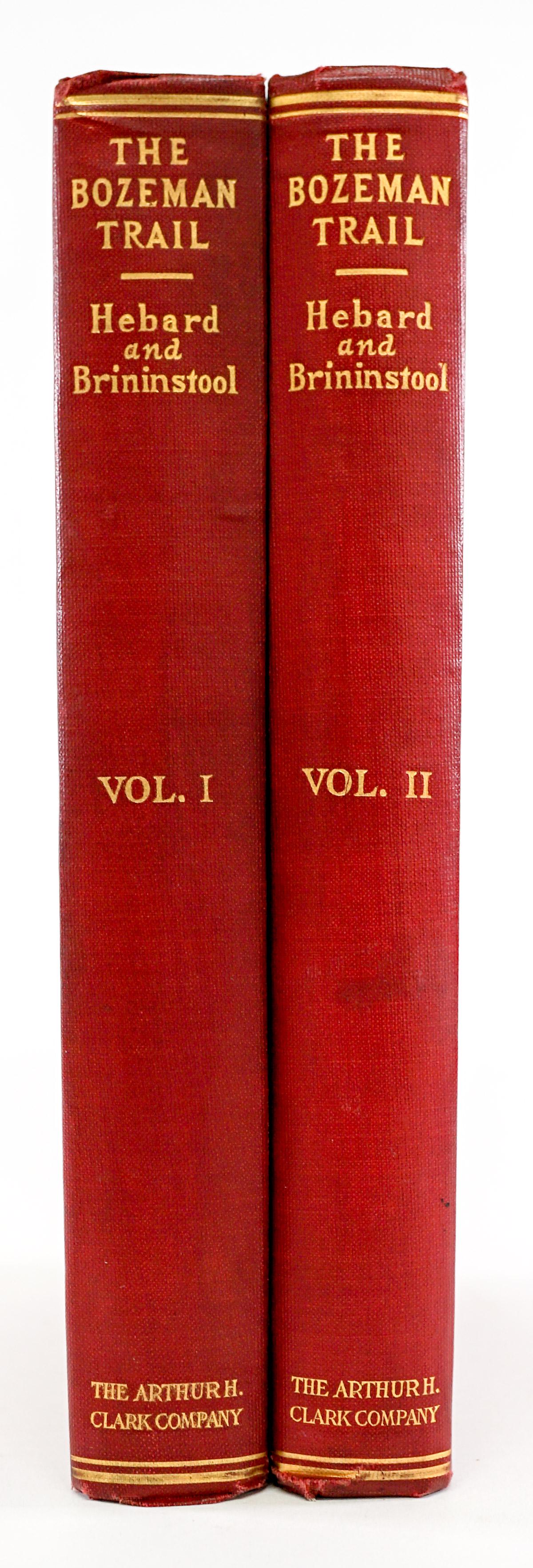 The Bozeman Trail by Hebard and Brininstool (2V) (1 of 11)