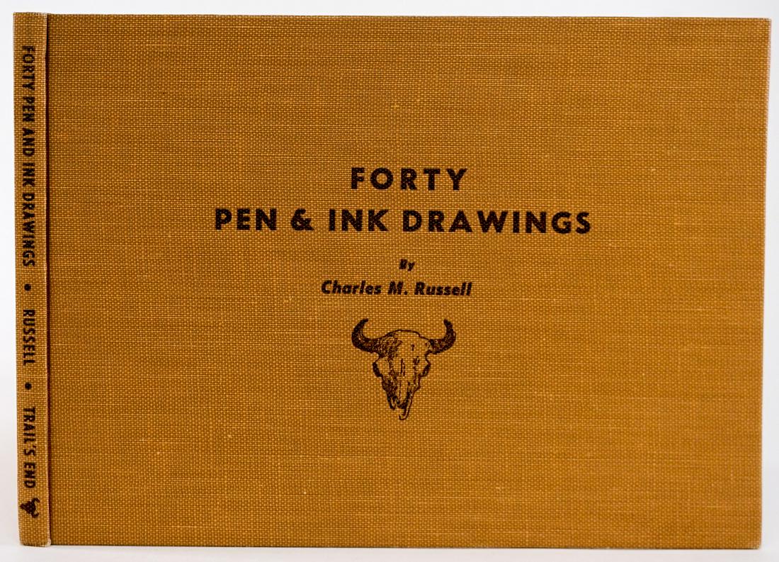 Forty Pen and Ink Drawings by Russell LTD 1947 (1 of 8)