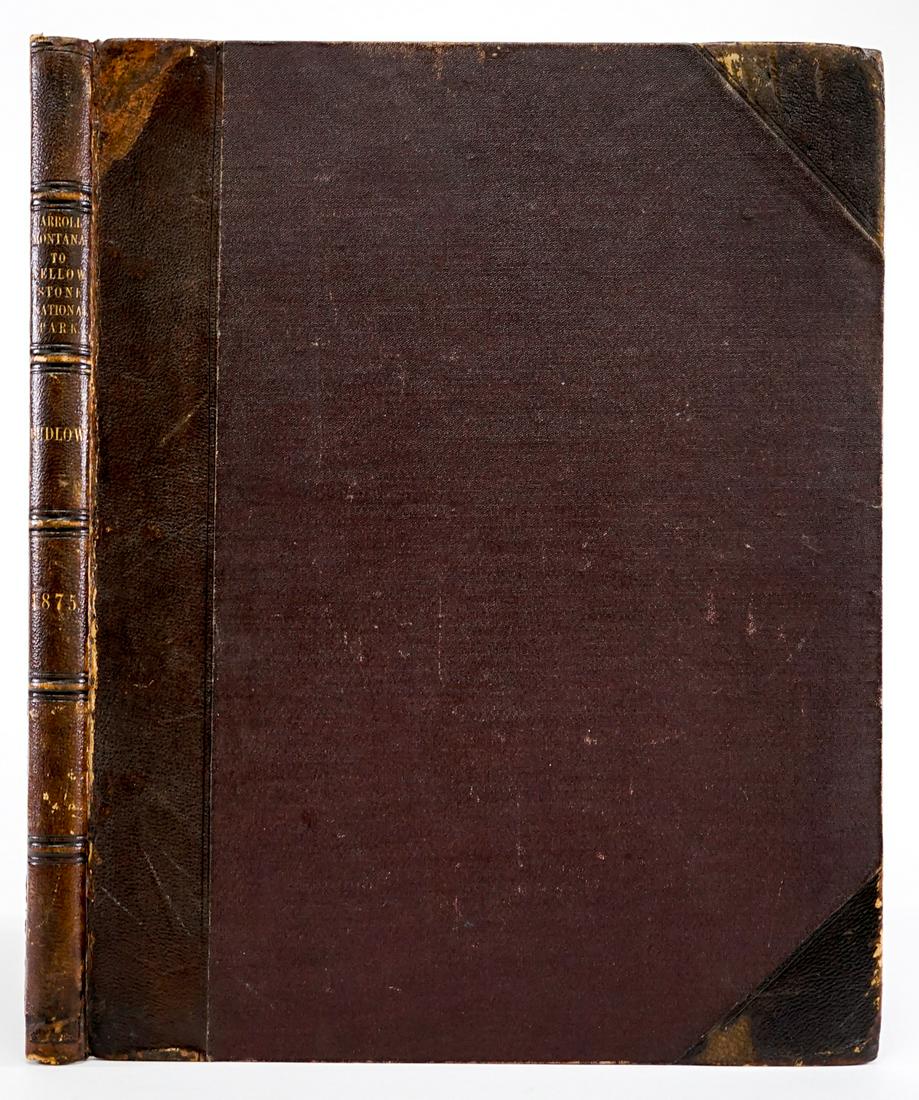 Report Reconnaissance Yellowstone by Ludlow 1876 (1 of 8)