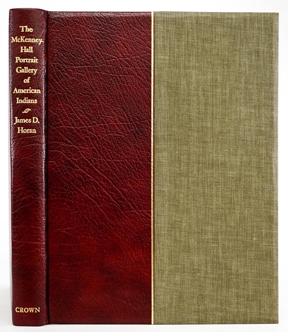 McKenney-Hall Portrait Gallery Signed, Numbered: The McKenney-Hall Portrait Gallery of American Indians by James D. Horan. Interior pages, covers and spine all near mint condition. Signed in pen and number 194/249. Measures 12.25-in. x 8.5-in. Prove