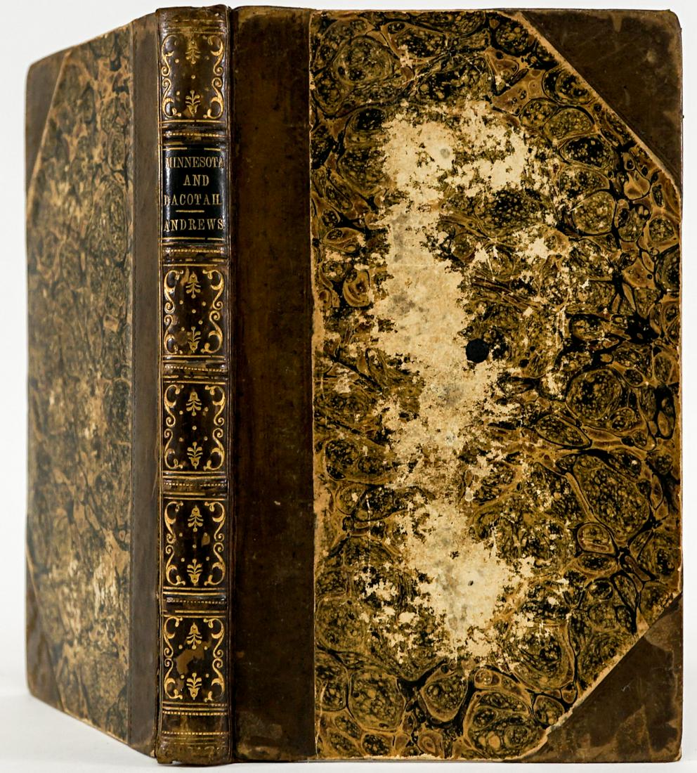 Minnesota and Dacotah by Andrews 1857 SIGNED (1 of 6)