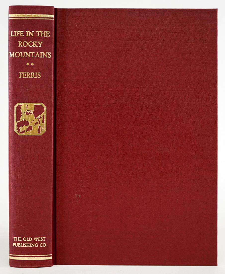 Life in the Rocky Mountains by Ferris 1983: Life in the Rocky Mountains by Warren Angus Ferris. 1983, new revised edition. The Old West Publishing Co., Denver, Colorado. 444 pp. with map in back pocket. Like-new. Measures 9.25 in. x 6.25 in. x 