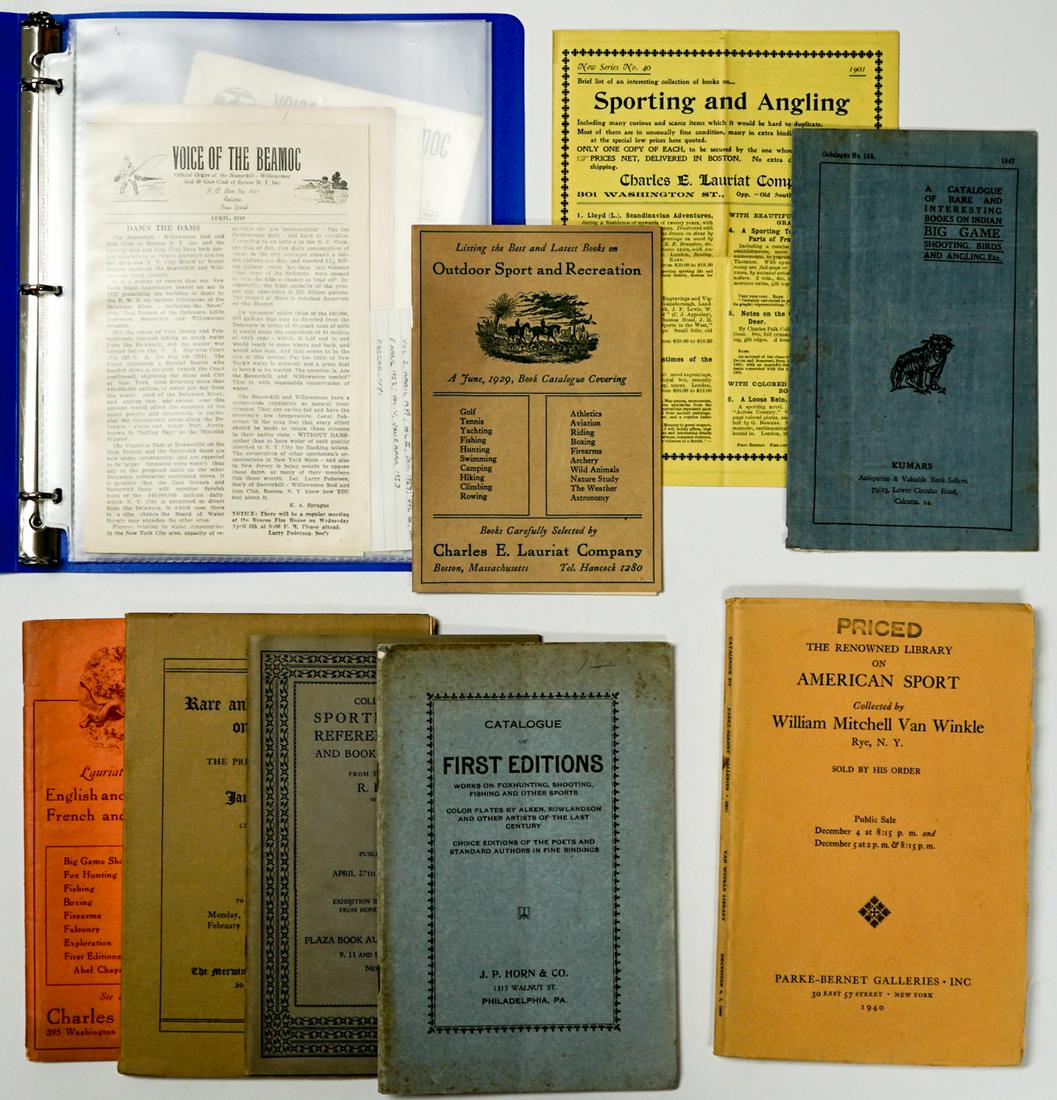 Vintage Fishing, Angling Auction Catalogues (8) (1 of 5)