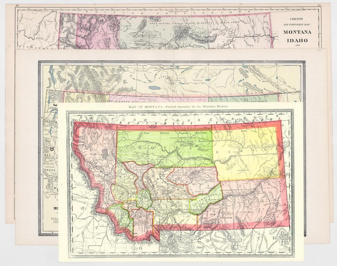 Vintage Montana Maps (3) (1 of 6)