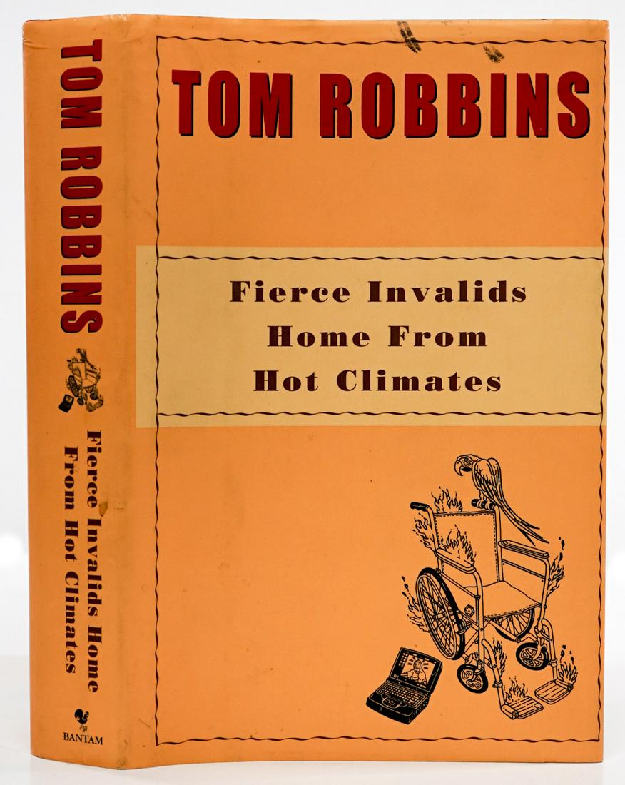 Tom Robbins Signed and Inscribed to St. James: [Women's Movement, Prostitution] From the Margo St. James collection, a book signed and inscribed with quick draw to Margo St. James. VG-EX/EX condition. Provenance: Margo St. James Collection. Margo
