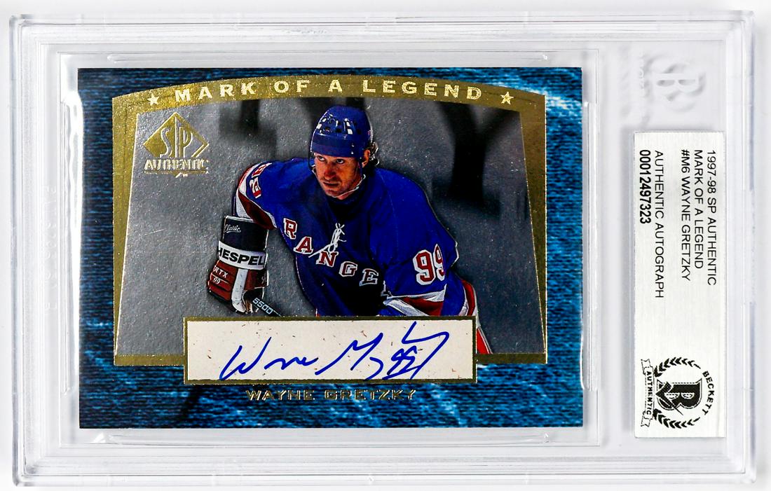 Wayne Gretzky 1997-98 SP Authentic Signed Card (1 of 2)