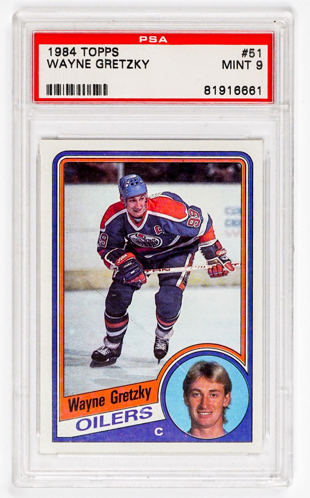 Wayne Gretzky 1984 Topps PSA 8 (1 of 2)