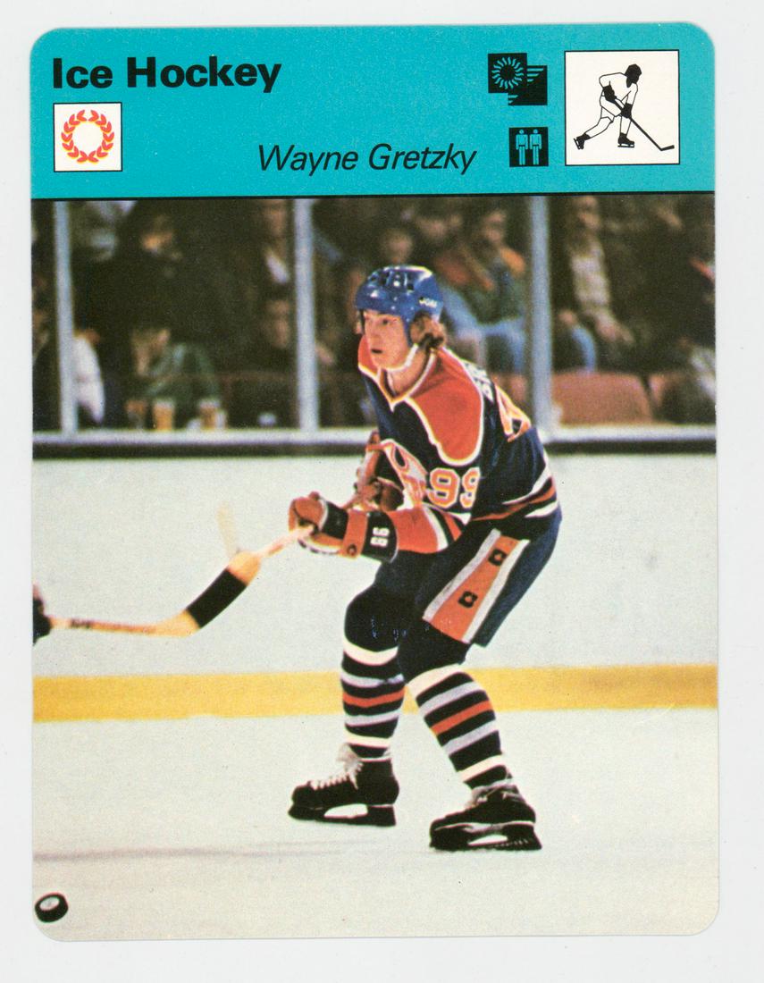 Wayne Gretzky 1979 Sportscaster Rookie Card (1 of 2)