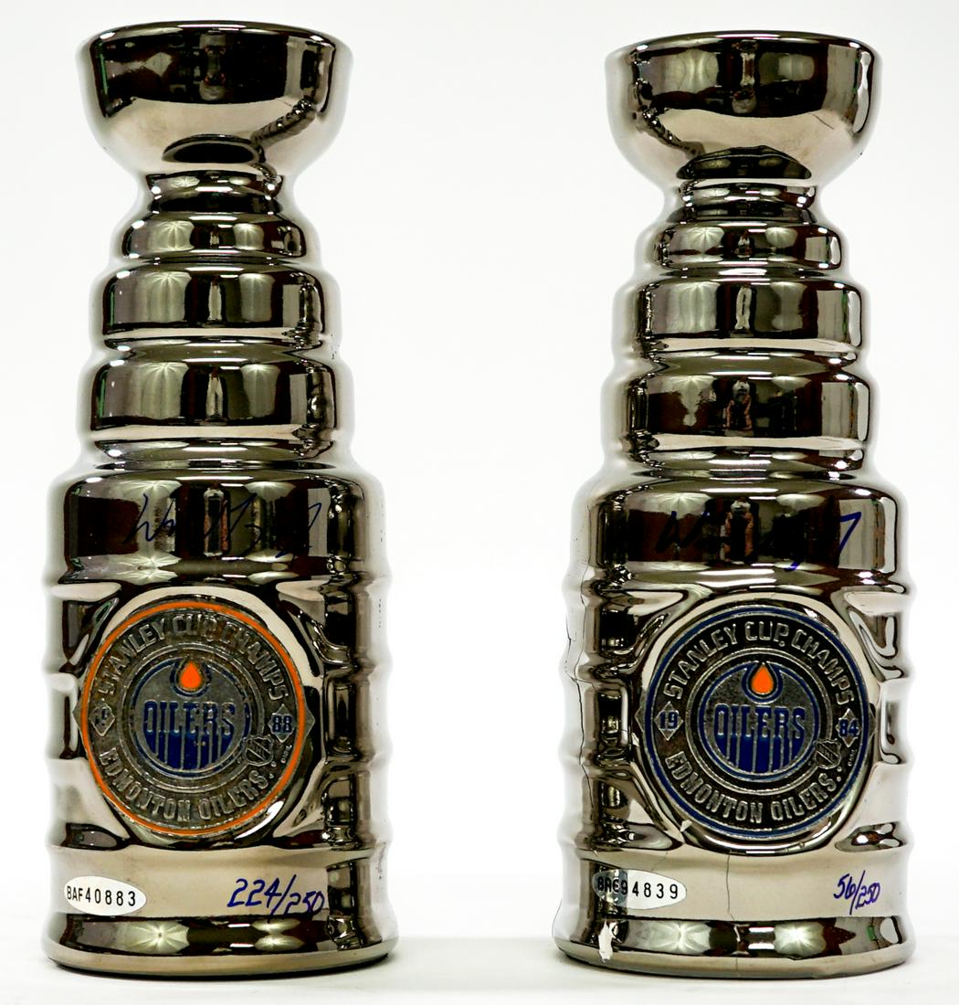 Wayne Gretzky Signed Mini Stanley Cups As-Is (2) (1 of 12)
