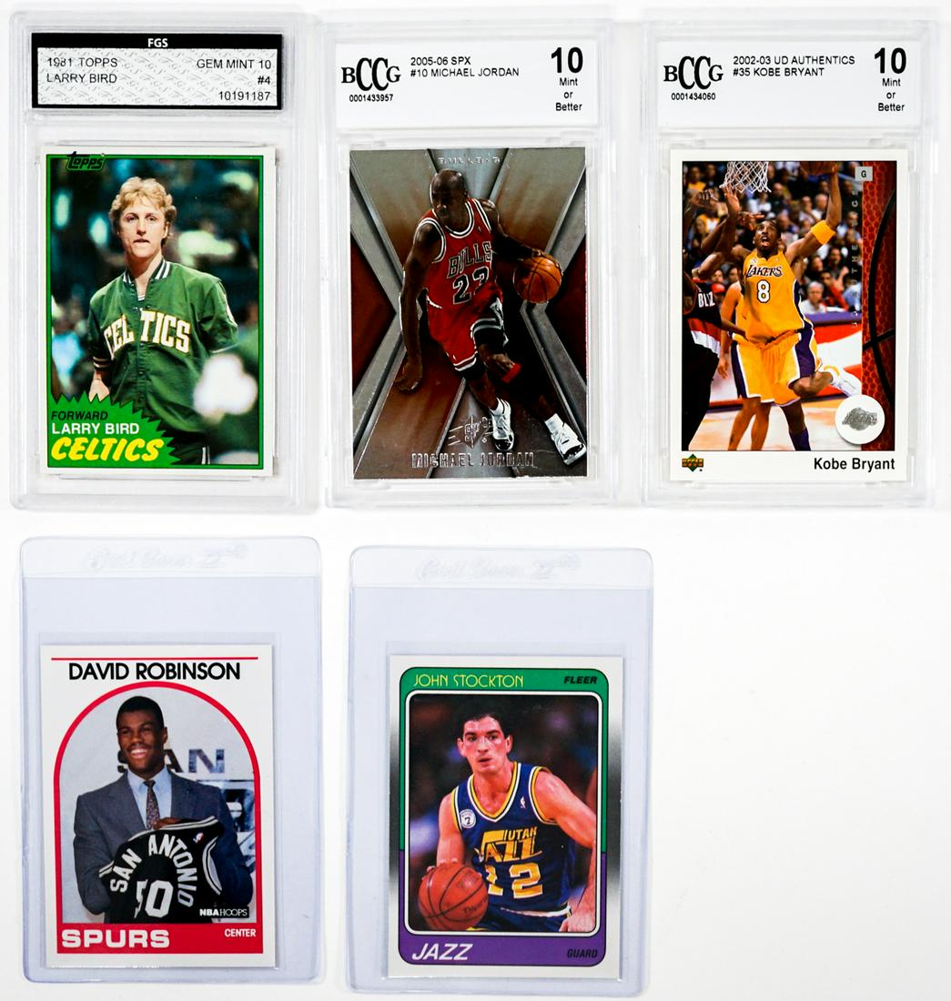 Vintage Basketball Cards (5) (1 of 2)